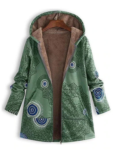 LINNEA | Varm & mjuk parka med fickor